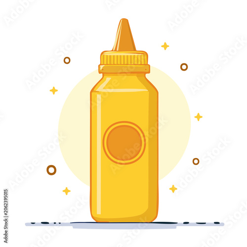 3D render of honey jar with dripping honey