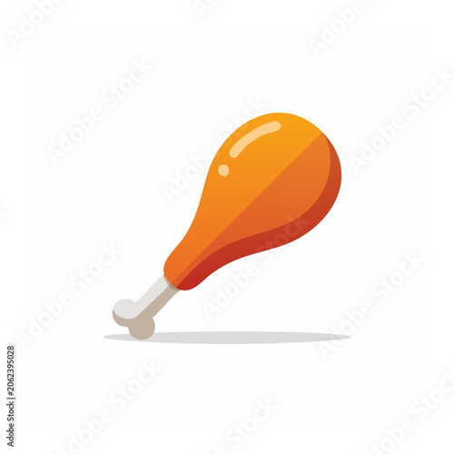 3D render of an orange slice