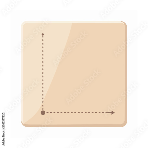 Flat design progress bar icon