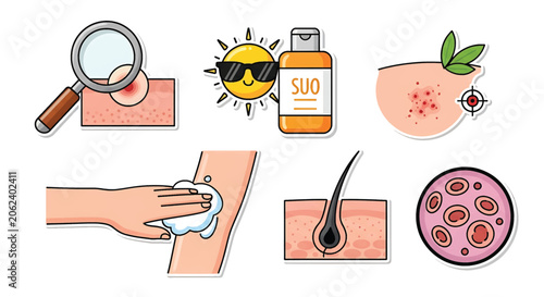 Konstfotografi Skin care and health concept.