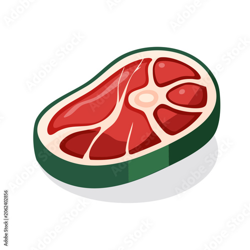 Flat design soccer ball icon