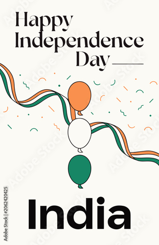 Indian Independence Day, Happy Independence Day, India celebration, patriotic vector