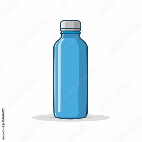 Blue Water Bottle Icon