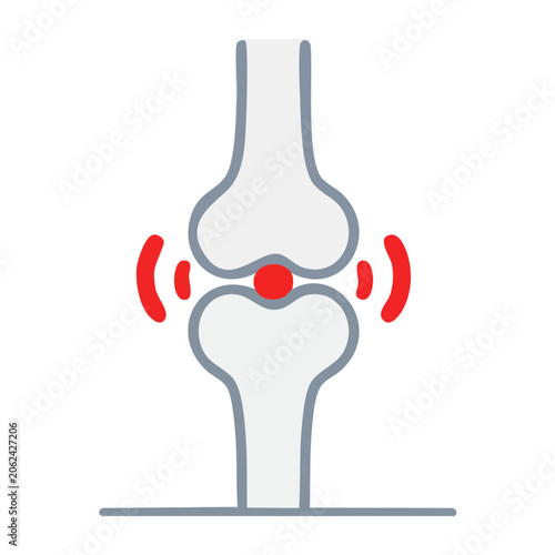 Flat design red blood cell icon