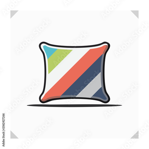 Flat design tricolor flag vector