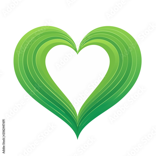 Green recycling symbol vector icon