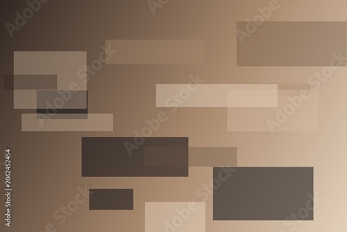 Abstract background with overlapping brown and beige rectangles