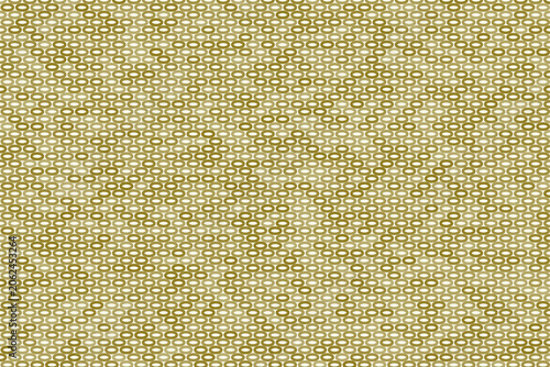 Seamless abstract background pattern featuring many small olive green oval rings