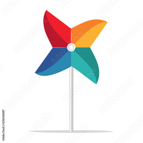 Flat design paper airplane vector