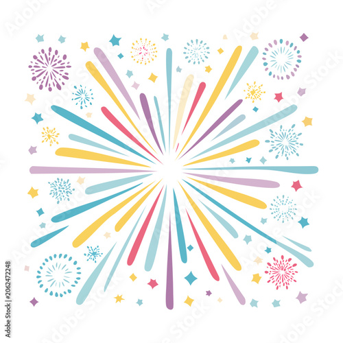 Mandala geometric pattern with floral elements