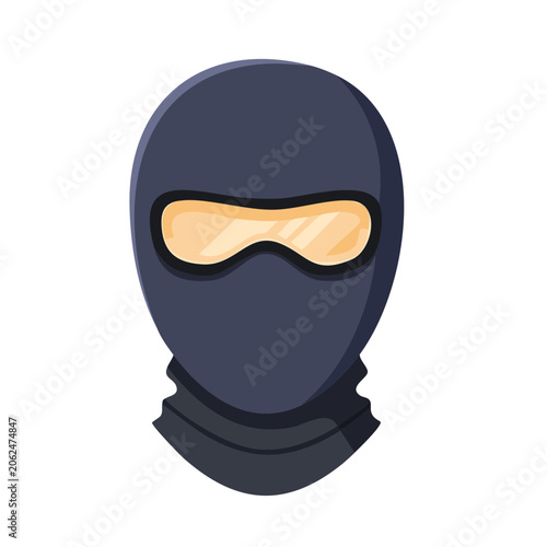 Blue safety helmet with face shield