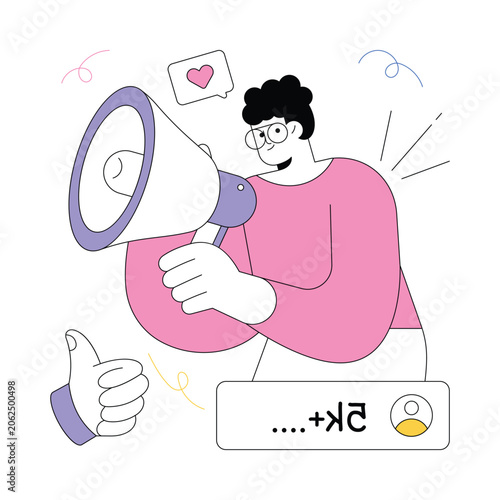 Social Media  Marketing vector illustration Eps 10 File     