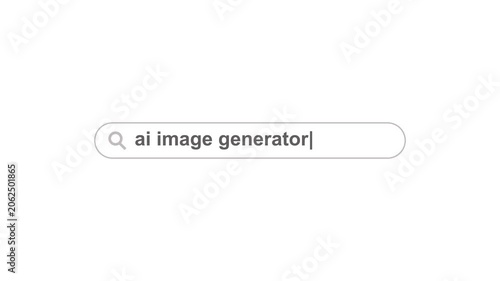 AI Image Generator Search Animation with Artificial Intelligence Creative Technology