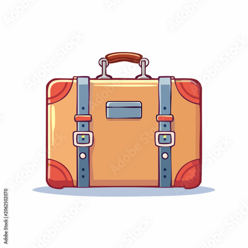 Vintage Suitcase Illustration