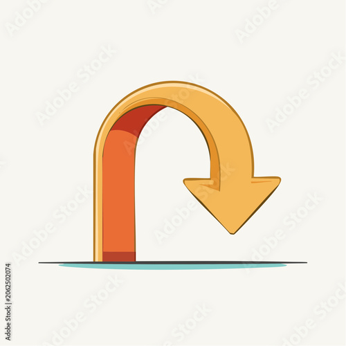 U-Turn Arrow Icon