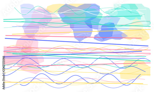 Kinetic Motion Trails Transparent Vector Overlay