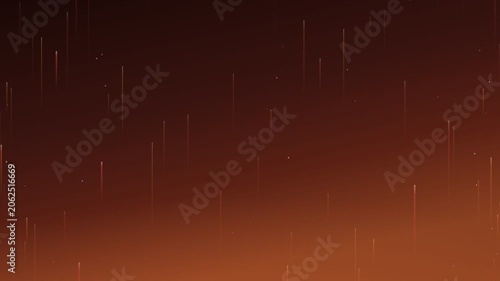 Red Orange rising light streaks background animation for energetic and dynamic videos