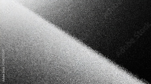An abstract gradient background of dark and light gray with noise, featuring a header background design with a monochrome black and white textured finish. Ideal for modern minimalist creative designs.