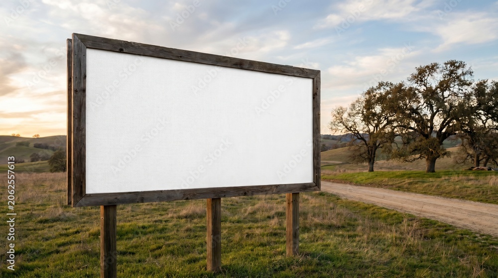 Fototapeta premium Outdoor advertising mockup