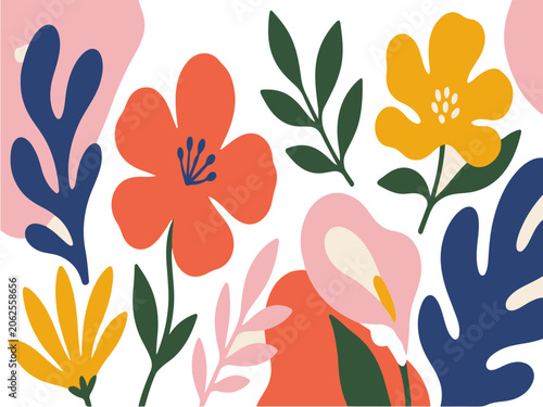 Colorful Floral Illustration
