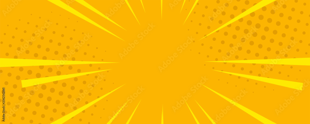 Fototapeta premium Radial speed rays with explosive energy pattern on white backdrop, retro pop art style graphic element perfect for dynamic manga and cartoon posters