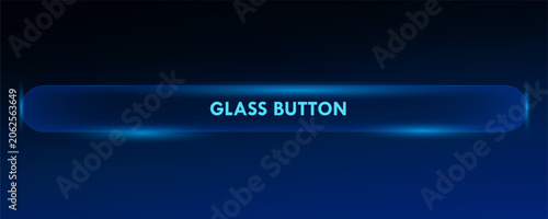 Modern 3D frosted panel with neon border and liquid effect ideal for digital app templates, website banners, and interactive tech elements