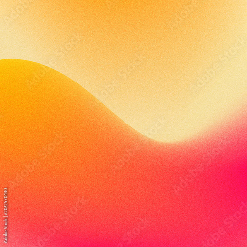 Vibrant Abstract Sunset with Gradient Sky and Soft Horizon Silhouette