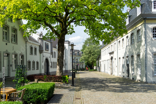 Vaals von Clermontplein architecture featuring old white buildings