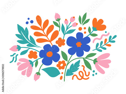Colorful Floral Illustration