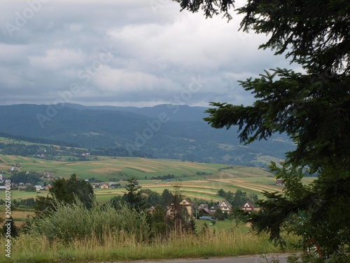 Scenic View of Czorsztyn and Niedzica in Pieniny Mountains