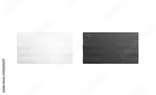 Blank black and white rectangle interior carpet mockup png, transparent background, 3d rendering. Empty furry ground pad or rug mock up cut out. Clear decorative fabric blanket or carpeting template.