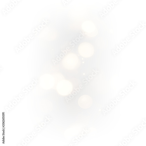 Soft Bokeh Glow Overlay with Dreamy Light Particles PNG