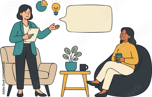 Flat vector illustration editorial