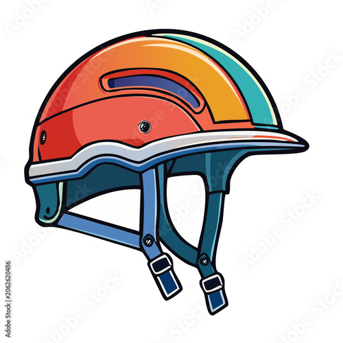 Flat design beach ball and folding chair vector