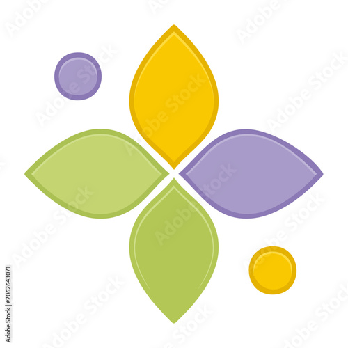 Flat design geometric shapes vector set