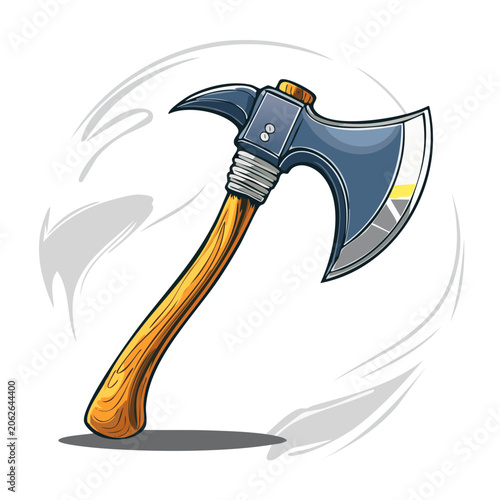 Blue and orange flat design screwdriver