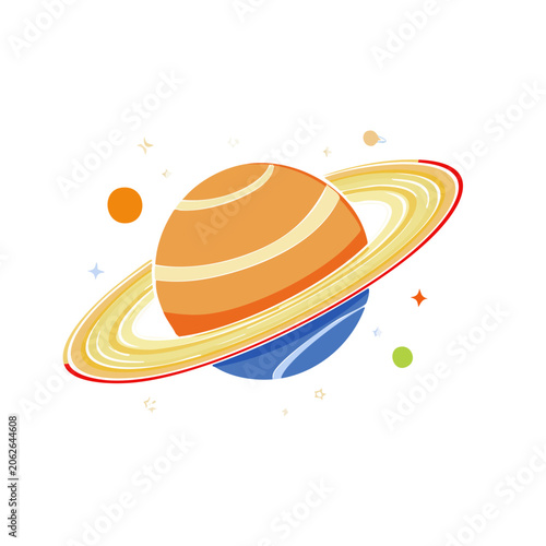 Curved ribbon with stripes and swirl vector