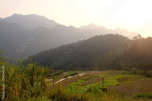Pu Luong Nature Reserve, Vietnam January 13, 2026. Pu Luong Nature Reserve is a few hours drive from Hanoi. Quiet and mountainous it is an agricultural area surrounded by spectacular forests.