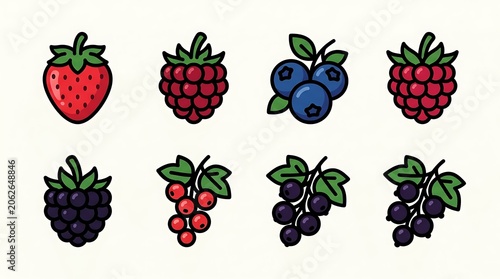Colorful autumn leaves vector collection isolated.