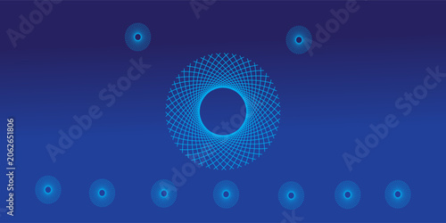 Canvas Print how to creater technology background in adobe illustrator
