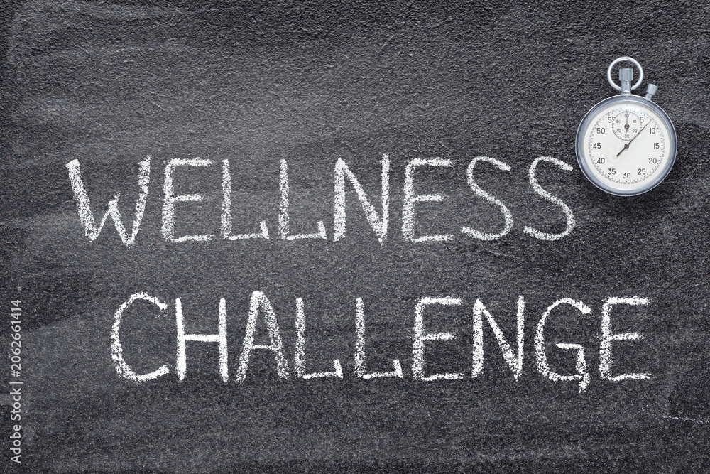 Fototapeta premium wellness challenge watch