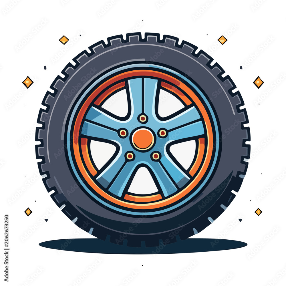 Fototapeta premium Flat design target with bullseye vector