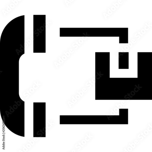 Call Center Support Customer Service Communication Headset Icon Set