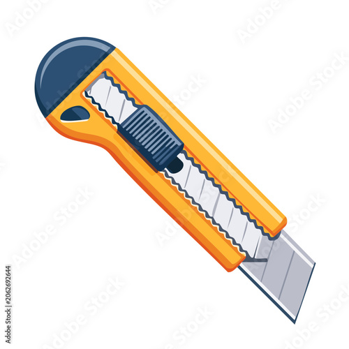 Orange and blue measuring tape 3D render