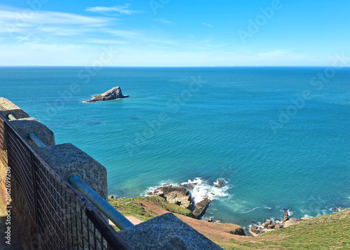 Bilde på lerret Scenic view of the Brittany promontory at Cap Fréhel