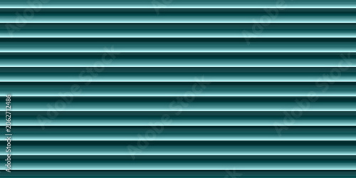 Teal horizontal stripes on white background pattern design element