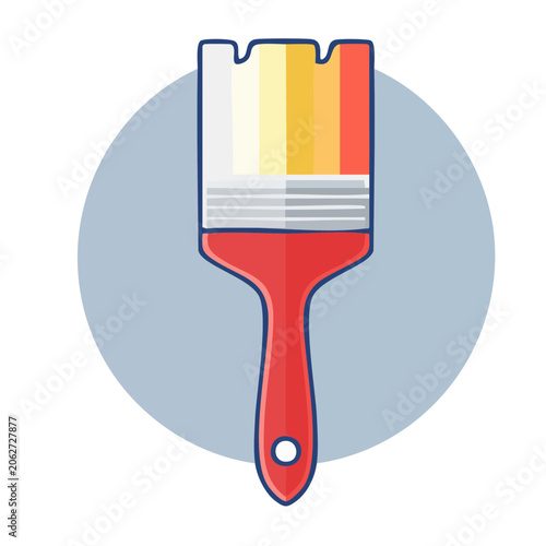 Flat design thermometer icon