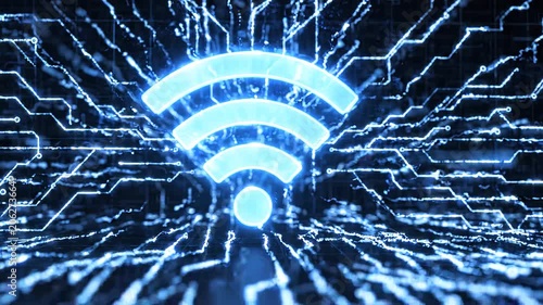 Wifi signal in a digital world.