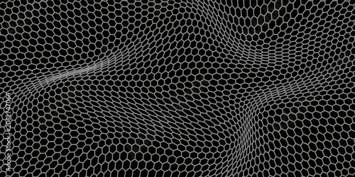 Fotografie Selective focus, close-up view of One Way Vision film sticker with dot pattern o
