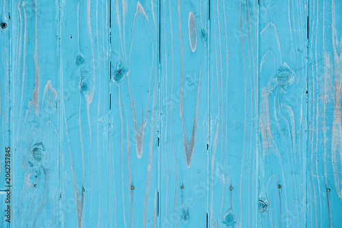 Bild auf Leinwand blue wood texture with natural pattern